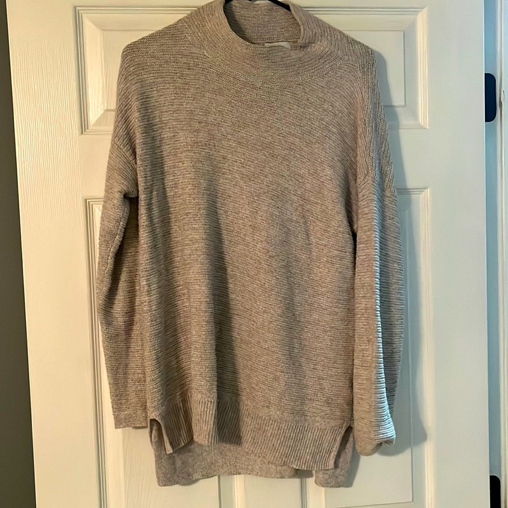 Old Navy Cowl tan cowl neck sweater